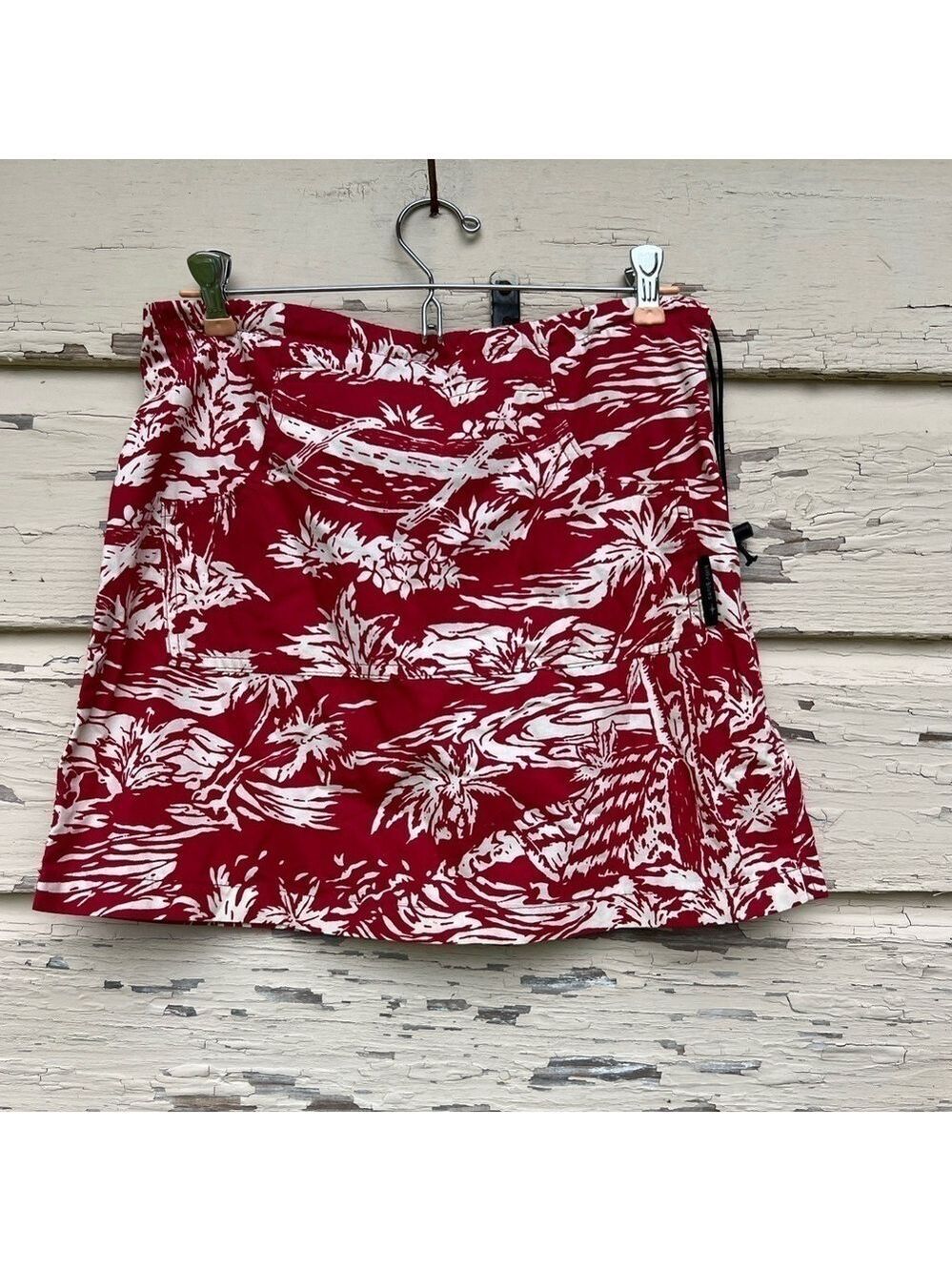 Vintage Billy Blues 90s Hawaii Hawaiian Beachy Tropical Mini Skirt Swim Cover 5